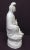 Guanyin Sitting on a Lotus Flower in Blanc De Chine Chinese Figure For Sale - Image 4 of 7