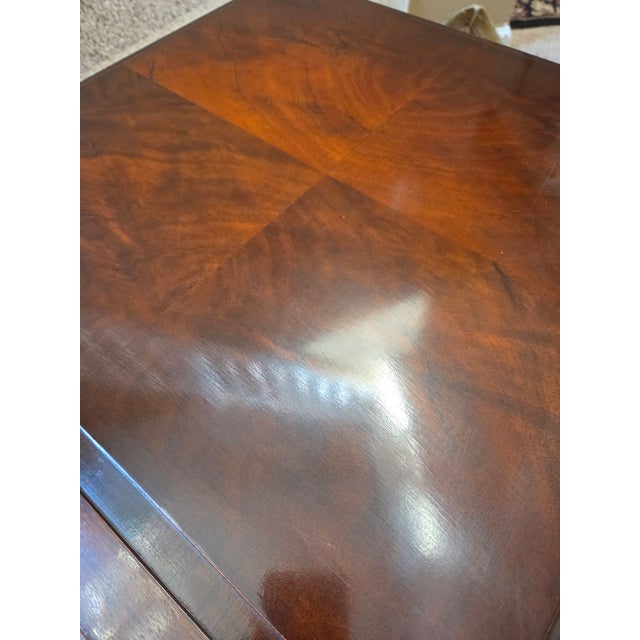 Mid 20th Century Chippendale Carved Mahogany Glass Top Coffee Table For Sale - Image 14 of 16
