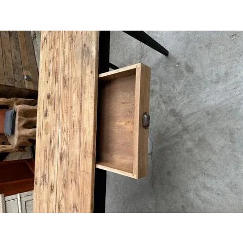 Black Vintage Estaminet Table, 1940s For Sale - Image 8 of 10