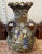 Mid 20th Century Circa 1950 Japanese Satsuma Style Porcelain Moriage Figural Motifs Three-Handled Vase (Showa Period) For Sale - Image 5 of 8