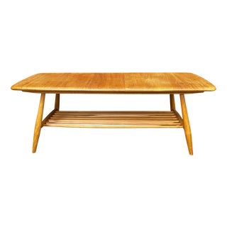 Windsor 459 Light Elm Coffee Table by Lucian Ercolani for Ercol, 1960s For Sale