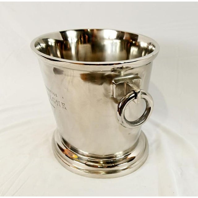 French Silver Plated Champagne Cooler For Sale - Image 5 of 9