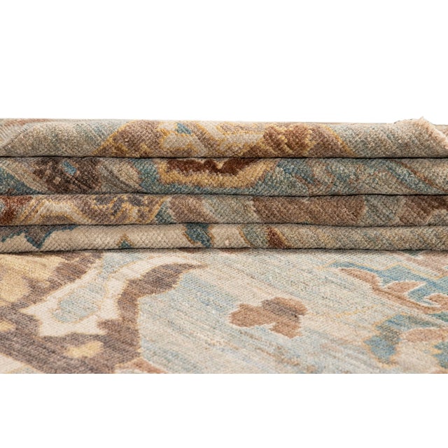 2010s 21st Century Contemporary Sultanabad Rug 13 X 23 For Sale - Image 5 of 13