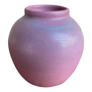 Mid Century 1950s Handmade Colorado Springs Van Briggle Pink Blue Vase