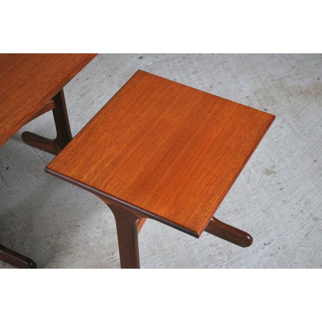 1960s Mid-Century Modern Fresco Teak Nesting Tables from G-Plan, 1960s, Set of 3 For Sale - Image 5 of 12