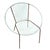 Original pair of Mid-century modern iron hoop chairs by Salterni, a classic outdoor furniture design from the 1950s. These...
