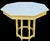 1980s Thomasville Hollywood Regency Faux Bamboo Octagonal Dining Table and Four Side Chairs in Ivory Lacquer, Circa 1980 For Sale - Image 5 of 12