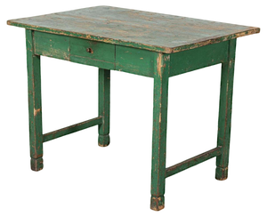 19th Century English Painted Prep Table