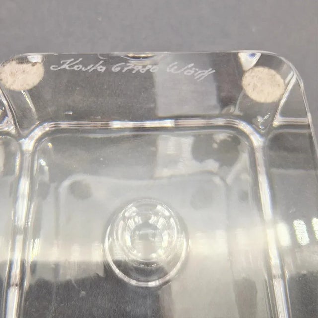 Vintage Swedish Glass Vase from Göran Warff for Kosta Boda, 1950s For Sale - Image 4 of 7