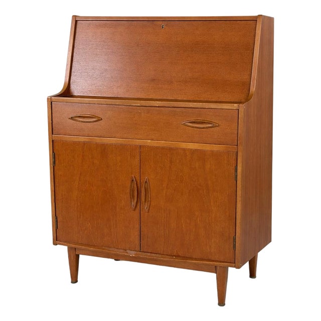 Mid-Century Teak Bureau or Bar Cabinet from Jentique, 1960s For Sale