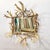 Antique Black Forest Mirror with Antler Arrangement ca. 1920s Item e8181 This impressive oversized wall mirror is crafted...