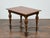 Italian Walnut Table with Star Inlay and Turned Legs, 19th Century For Sale - Image 9 of 12