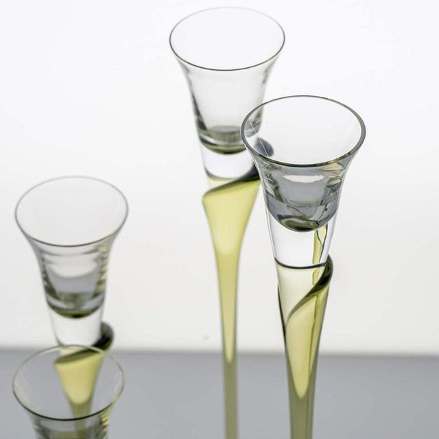 Studio Line Papyrus Candleholders by Michael Boehm for Rosenthal, 1970s, Set of 5 For Sale - Image 3 of 15