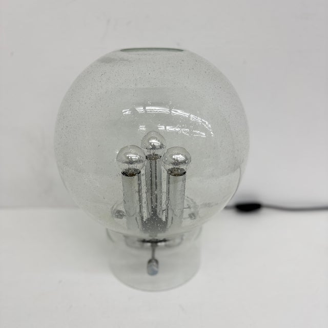 Glass Table Lamp from Limburg Glashütte, 1970s For Sale - Image 4 of 18