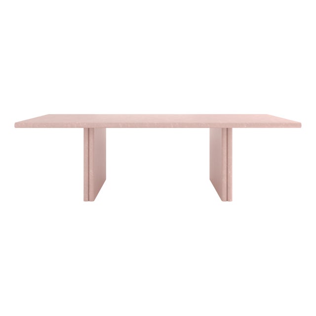 Jacques Pastel Pink Dining Table in Birds Eye Maple by Fred&Juul For Sale