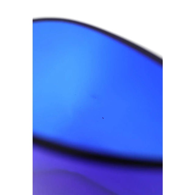 Vintage Danish Modern Glass Vases by Anker Iversen, Set of 2 For Sale - Image 9 of 10