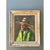 Vintage Framed Oil Painting of Man in Hat For Sale In West Palm - Image 6 of 12
