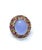 Baroque Bochic “Orient” Vintage Chalcedony & Multi Gem Cocktail Ring - 18K Gold & Silver For Sale - Image 3 of 7