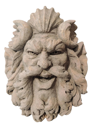 Satyr's Face in Vicenza Stone, Venice, 20th Century