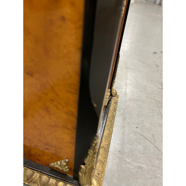 Reproduction Wooden Pedestal With Ormolu, 19th Century French Empire Style For Sale - Image 9 of 12