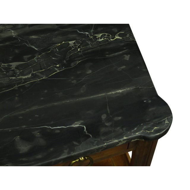 Wood 1970s Neoclassical Console by Baker For Sale - Image 7 of 10