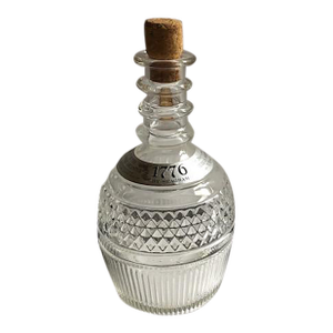 1970s American Bicentennial Glass Decanter Designed by Tiffany