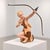 Italian Glazed Ceramic Diana Huntress Sculpture by Favaro and Cecchetto, 1950s For Sale - Image 3 of 9