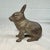 Figurative Antique 1920's Cast Iron Bunny Rabbit Animal Still Coin Bank – A.c. Williams For Sale - Image 3 of 9