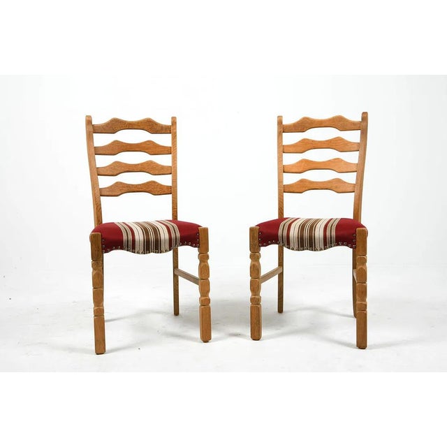 1970s Set of 4 Danish Mid Century Dining Chairs For Sale - Image 5 of 14