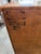 Beautiful vintage Ethan Allen bookcase featuring a warm, honey-toned wood finish, gently curved side panels, and classic...