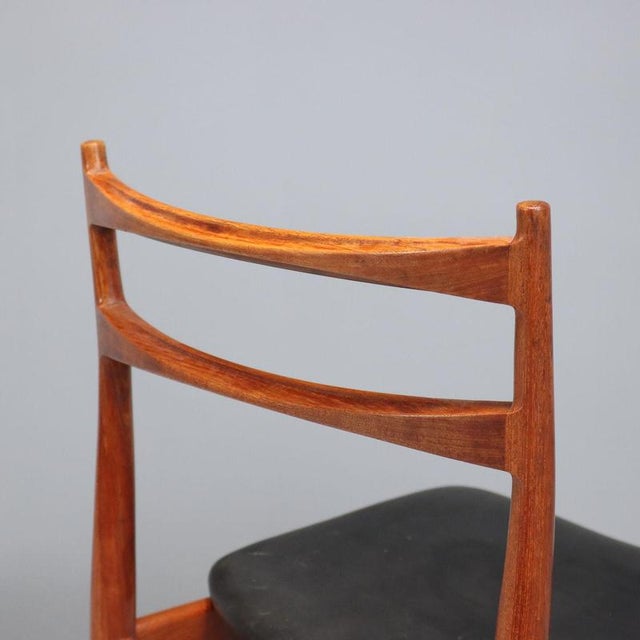 Vintage Danish Chairs by Henry Rosengren Hansen for Brande Møbelindustri, 1960s, Set of 6 For Sale - Image 5 of 12
