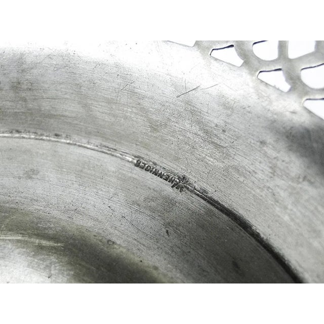 Polish Biedermeier Bowl on Stand by Henniger, 1850s, in Worn conditions. Designed before 1890 This piece has an...