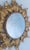 Vintage Spanish Gilt Metal Sunburst Mirror, 1960s For Sale - Image 4 of 7