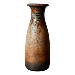 Brutalist Open Neck Vase from Scheurich Keramik For Sale