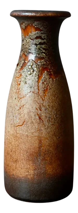 Brutalist Open Neck Vase from Scheurich Keramik