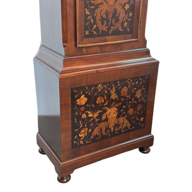 J.J. Elliot Mahogany Grandfather Clock for Tiffany & Co. 1915 For Sale - Image 4 of 12