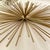 Metal Gold Metal Starburst or "Sea Urchin" Wall Decor - Set of 3 For Sale - Image 7 of 11