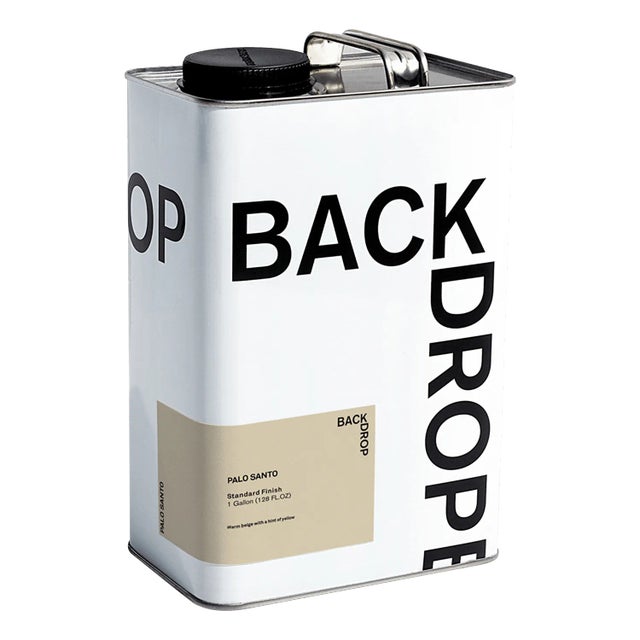 Not Yet Made - Made To Order BACKDROP Standard Finish Interior Paint in Palo Santo (Earthy, Yellow-Biege) - 1 Gallon For Sale - Image 5 of 5