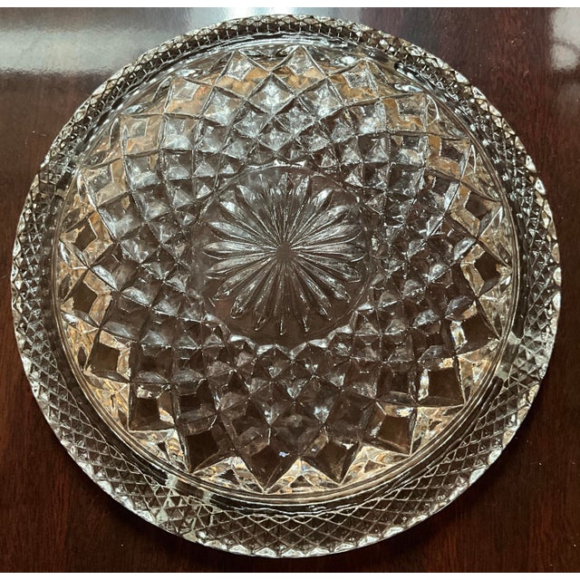 Mid-Century Modern 1960’s Wexford Crystal Ashtray For Sale - Image 3 of 4