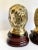 English Vintage Brass and Rosewood Lion Bookends For Sale - Image 3 of 13