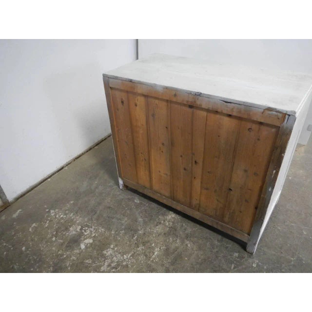 Wood Vintage White Fir Sideboard, 1960 For Sale - Image 7 of 12