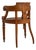 Mid 20th Century France Louis XVI Brown Wood Armchair For Sale