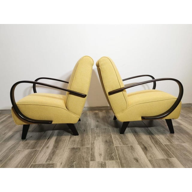 Set of Armchairs by Jindrich Halabala, 1940s For Sale - Image 11 of 18