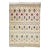 Modern Moroccan Style Handmade Beige Wool Rug With Tribal Design For Sale