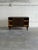 Vintage Danish Modern Stained Oak Sliding Door Cabinet Credenza For Sale In Los Angeles - Image 6 of 9