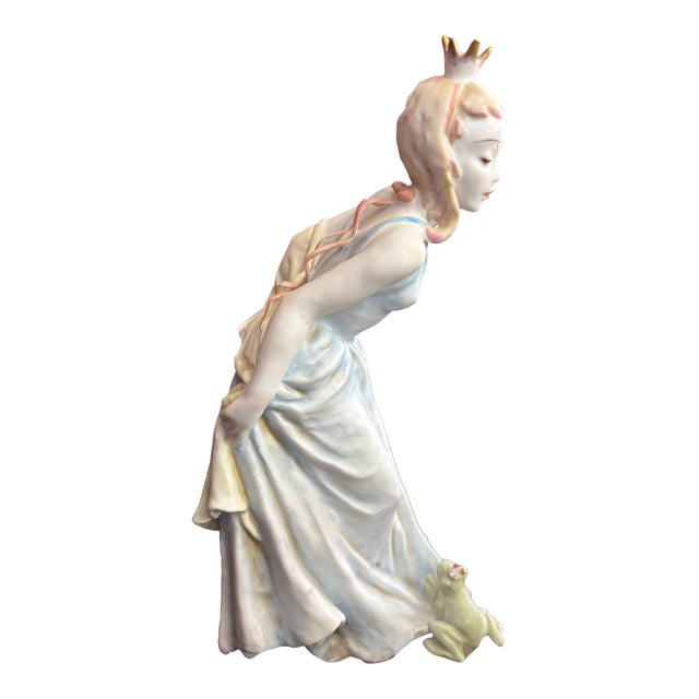 1950s Rosenthal Figurine of the Princess and the Frogq For Sale