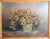 We are selling this interesting American still life painting. This still life has central bouquet of Black Eyed Susans in...