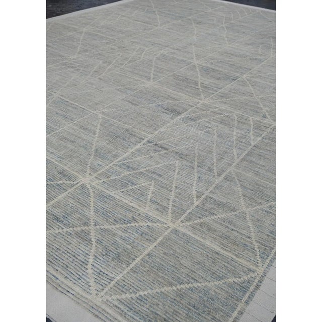 Modern Hand Knotted Turkish Tulu Rug 11'8" X 15' For Sale - Image 3 of 6