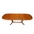 Mid-Century Modern Sun Cabinet Co. Danish Modern Solid Teak Expanding Dining Table Hidden Leaves For Sale - Image 3 of 17