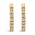 Immerse yourself in the understated elegance of these 14K Yellow Gold huggie hoop earrings, each piece glistening with...